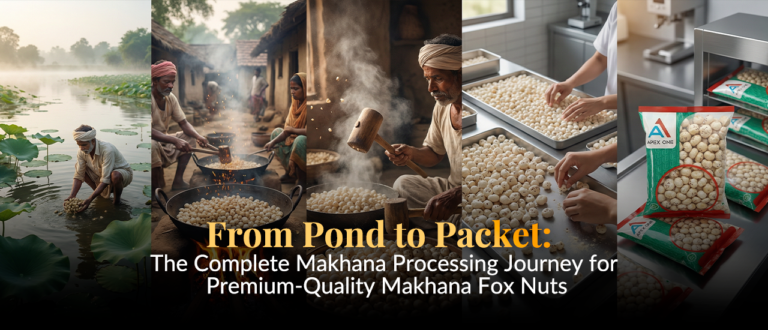 From Pond to Packet: The Complete Makhana Processing Jo...